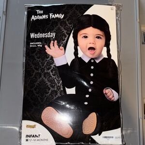 Spirit Infant The Addams Family Wednesday Costume 12-18 months NWT